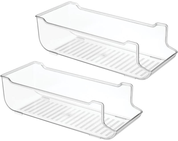 mDesign Dosenhalter Aufbewahrungsbox Oranizer 2er Set Kunststoff Transparent