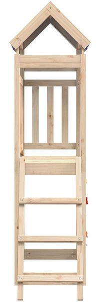 vidaXL Spielturm Braun 110,5 x 52,5 x 215 cm Massives Kiefernholz 3417181 Bild 4