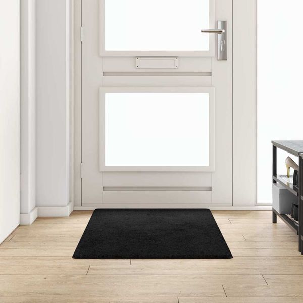 vidaXL Teppichläufer Schwarz 80 x 150 cm 100% Polypropylen Tuft 42011404