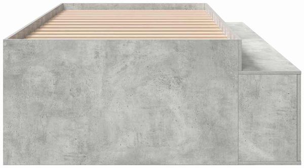 vidaXL Bettrahmen mit Schubladen Beton Grau 100 x 200 cm Holzwerkstoff 3335184 Bild 6