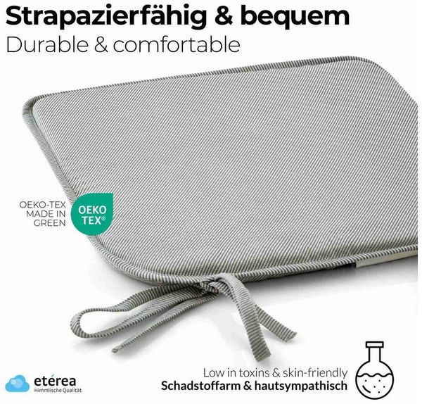 etérea Himmlische Qualität Sitzkissen etérea Streifen Sitzkissen Stuhlkissen Indoor &