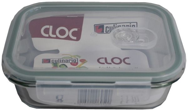 Glas-Frischhaltedose 620 ml, grün