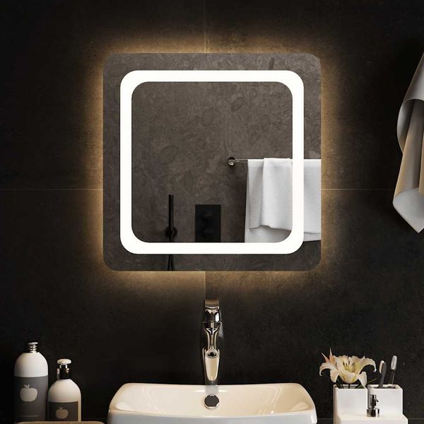 LED-Badspiegel | Wandspiegel | Badezimmerspiegel 50x50 cm SH55