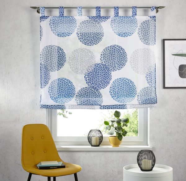 OTTO home Raffrollo Belem, mit Schlaufen, Transparent, Voile, Polyester