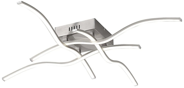 WAVE Leuchten Direkt Deckenleuchte, stahl 4xLED-Board 7,20W 3000K Innenleuchte, IP20 11587
