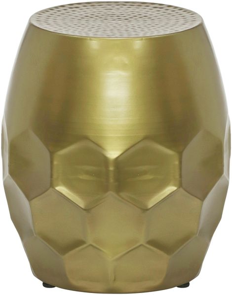 Beistelltisch >Sverker< in goldfarben, Metall - 41x46x41cm (BxHxT)