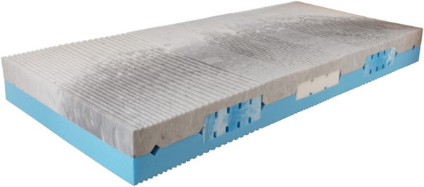 Komfortschaummatratze BeCo 2 Dreams, 2 in 1 Wendematratze mit soften Gelschaum Einlagen, 21 cm Komforthöhe, 7 ergonomische Liegezonen Größe 180 x 200 cm Härtegrad H2 (0 kg - 100 kg) Bild 10