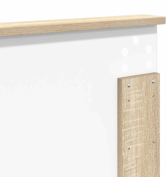 vidaXL Bettrahmen Sonoma-Eiche Ingenieurs Holz 3409477 Bild 12