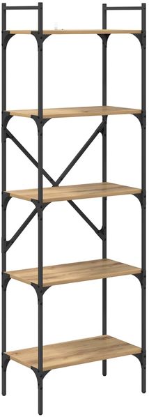 vidaXL Bücherregal Artisan-Eiche 56 x 32 x 174 cm Holzwerkstoff 882147 Bild 2