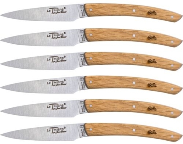 Laguiole Jean Dubost Messer Set 6 tlg, Eichenholz