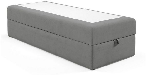 Best for Home Boxspringbett mit Bettkasten, Einzelbett, Hotelbett, Polsterbett, Bonell-Matratze (Boxbett, Rahmenbett, Gästebett, Jugendbett, Kinderbett, 70x200 80x200 90x200 100x200 cm), mit oder o. Topper, verschiedene Liefermöglichkeiten