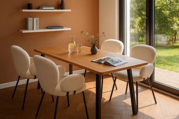 LC Home Essgruppe Lille 5tlg. Esstisch Wildeiche