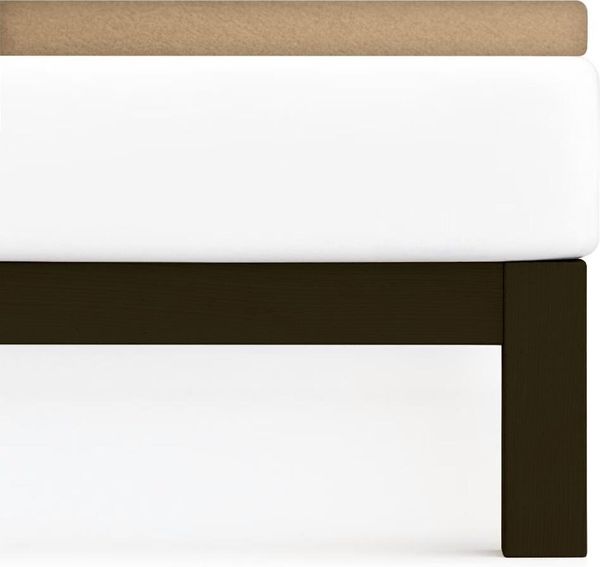 Traumschlaf Flausch Frottee Topper Spannbettlaken|90x190 cm - 100x200 cm| sand