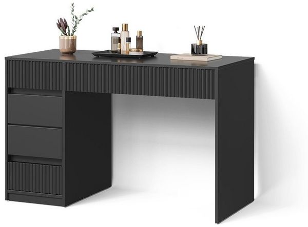 Livinity® Schminktisch Allia, Schwarz, ohne Spiegel (1-St)