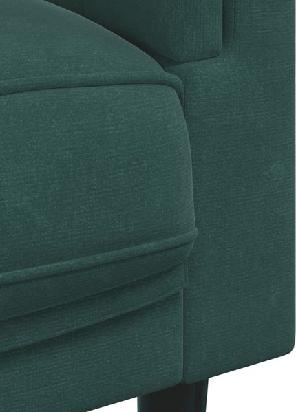 vidaXL Sofa mit Kissen 3-Sitzer Dunkelgrün Samt 372644 Bild 7