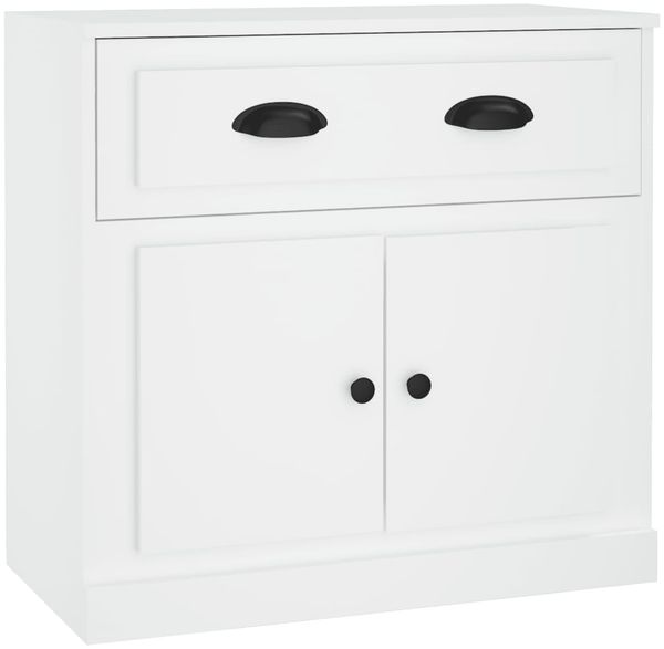 vidaXL Sideboards 2 Stk. Weiß Holzwerkstoff 3185263 Bild 7