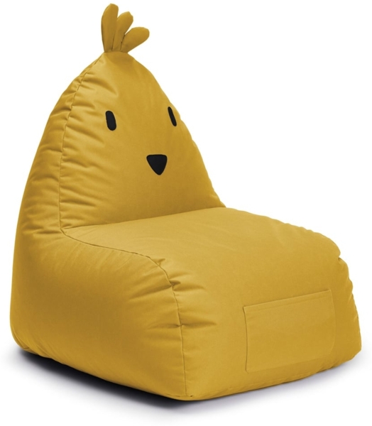 LUMALAND 'Animal Line Chicken' Kindersitzsack, indoor & outdoor, Polyester senfgelb, 200 l