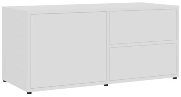 vidaXL TV-Schrank Weiß 80x34x36 cm Holzwerkstoff 801850