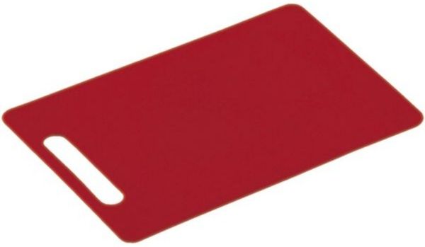 KESPER® Schneidebrett Schneidebrett aus PE-Kunststoff, rot 30473, (1-St)