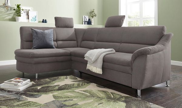 sit&more Ecksofa Cardoso L-Form, mit Federkern, wahlweise mit Bettfunktion und Schubkasten