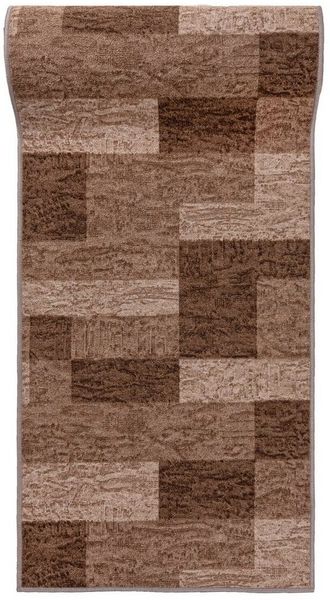 Mazovia Läufer Läufer Teppichläufer Brücke - Vorzimmer Küche - Beige, 80x100 cm, Kurzflor, Rutschfest, Meterware, Verschiedene Größen