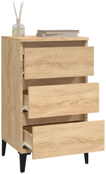 vidaXL Nachttisch Sonoma-Eiche 40x35x70 cm Holzwerkstoff 819671 Bild 5