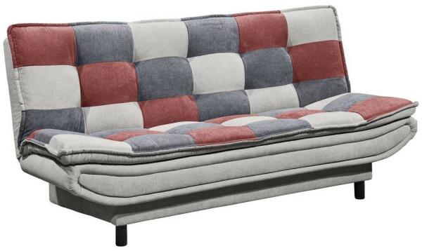 Schlafsofa Paavo 188x90 cm Beere Multicolour 2-Sitzer Bettkasten