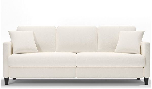 ToteBox 3-Sitzer 3-Sitzer Teddy Fleece Werkzeugfreier Aufbau Sofas für Wohnzimmer
