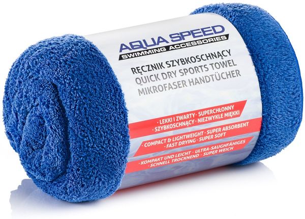 Aqua Speed Sporthandtuch Kompaktes Mikrofaser Reisehandtuch für Fitness und Training, (Größe 50 x 100 cm – Grammatur 350 g/m), Kompaktes Textil mit zuverlässiger Funktion für sportliche Anwendungen