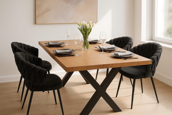 LC Home Essgruppe Nancy Remy 5tlg. Esstisch