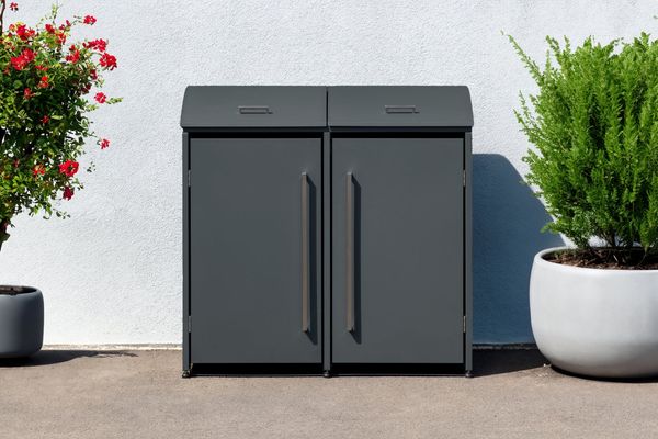 Westmann Metall Mülltonnenbox Moderna 2 | 2x240 L