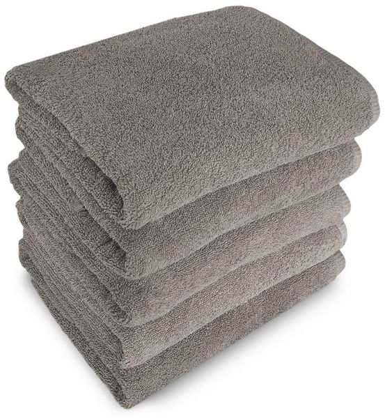 MatratzenL.A.B® Handtuch Set Gomez 500 g/m² Blauer Schwan®, 100% Baumwolle (1er oder 5er Set)
