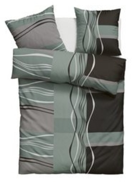 my home Bettwäsche Kelian, Linon, 3 teilig, in verschiedenen Qualitäten, gemusterte Bettwäsche Bild 6