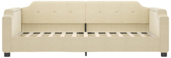 vidaXL Tagesbett Ausziehbar mit Schubladen Creme 90x200 cm Stoff 3197674 Bild 10
