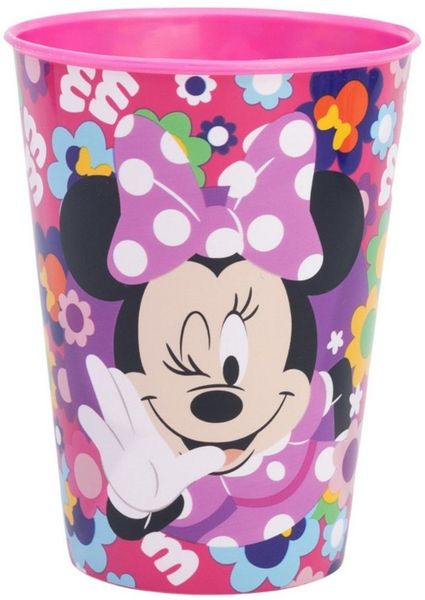 Storline Kinderbecher Disney Minnie 260 ml Trinkbecher für Kita & Frühstück, Plastik