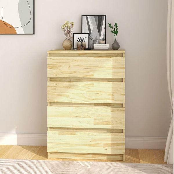 Beistellschrank, Büroschrank, Sideboard 60x36x84 cm Massivholz Kiefer