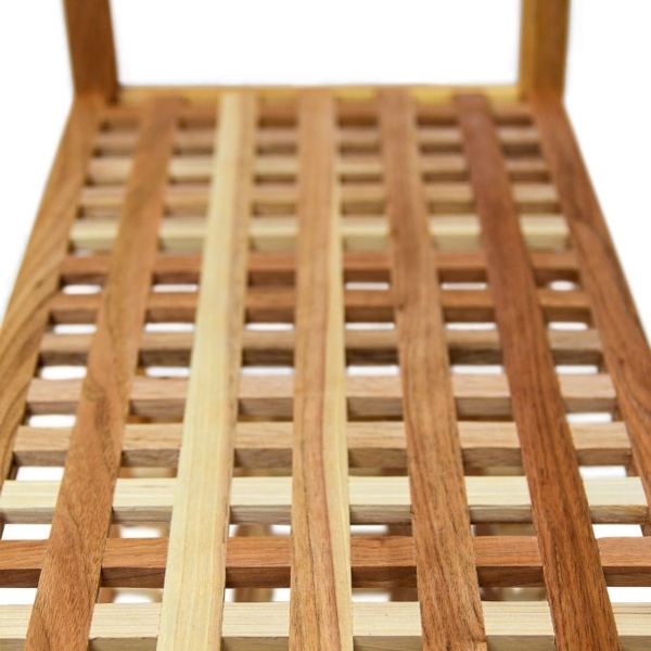 4 x Schuhregal Walnuss stapelbar Bild 7