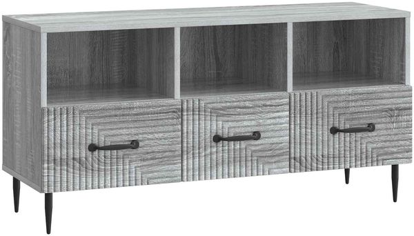 vidaXL TV-Schränk Graues Sonoma 102 x 34,5 x 50 cm Holzwerkstoff 894911