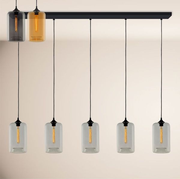 s.luce Cruet Up Esszimmer-Hängelampe 2 bis 5-flammig 160cm Klar