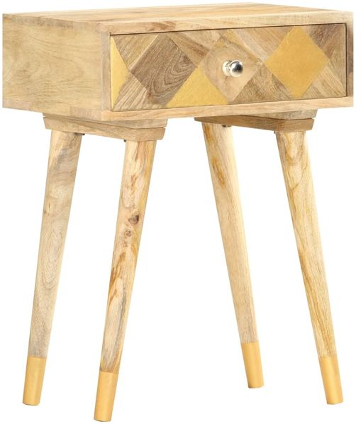 vidaXL Nachttisch 43×30×58 cm Massivholz Mango [285857]