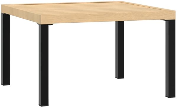 vidaXL Garten-Couchtisch Schwarz 65x65x40 cm Aluminium 4008573 Bild 2