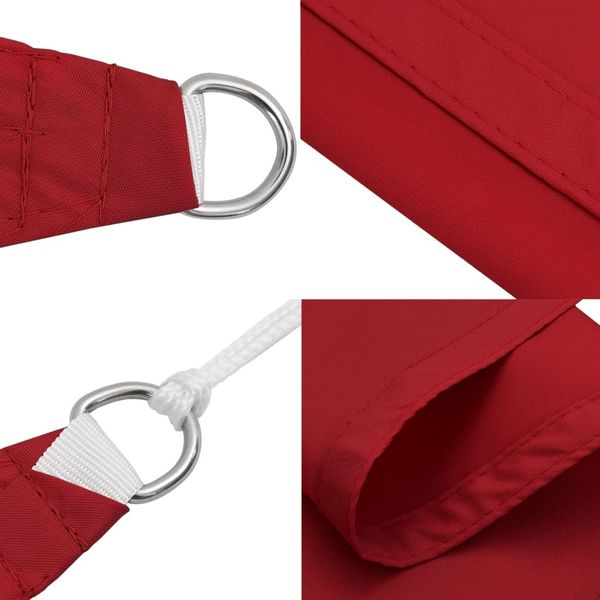 vidaXL Sonnensegel Oxford-Gewebe Rechteckig 3x4 m Rot 135650 Bild 7