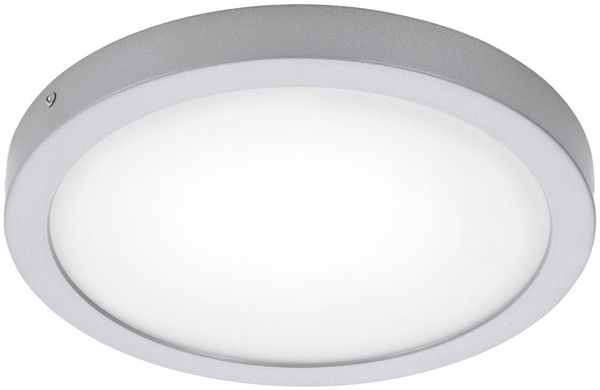 LED Deckenleuchte, Aufbaulampe, chrom, D 30 cm