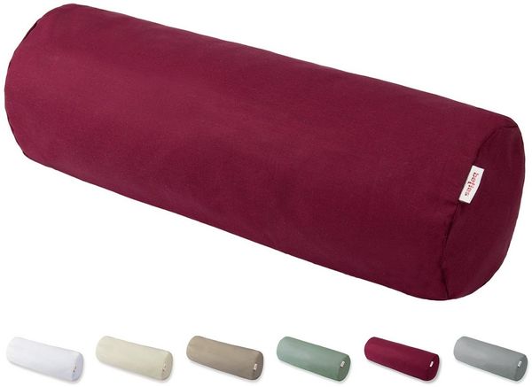 beties Nackenrollenbezug BasicSoft, (1 Stück), 100% Baumwolle Nackenrollenhülle ca. 15x40 cm mit Reißverschluss