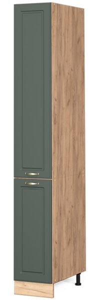 Apothekerschrank Fame-Line Grün-Gold Landhaus 30 cm Vicco