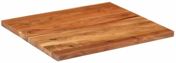 vidaXL Tischplatte 90x80x2,5 cm Rechteckig Massivholz Akazie 370939