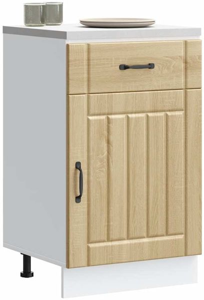 vidaXL Küchen-Unterschrank Lucca Sonoma-Eiche Holzwerkstoff 853720