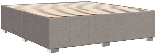 vidaXL Bettgestell ohne Matratze Taupe 180x200 cm Stoff 3284857 Bild 6
