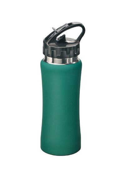 Sportflasche „Sporty“ Edelstahl Trinkflasche – 0,5L Ideal für Sport und Outdoor Grün