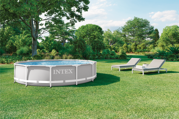 INTEX 'Prism' Frame Pool, Stahlrahmenbecken, ohne Filterpumpe, 366x76 cm